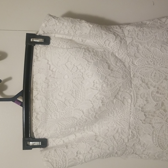 NWT Lilly Pulitzer Strapless Sienna White Lace dress SZ 8 - Picture 5 of 9